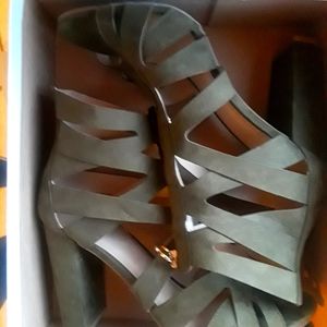 Wild Diva Morris Strappy Zipper Heel